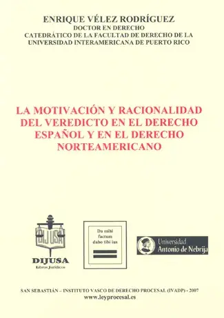La motivación y racionalidad del veredicto