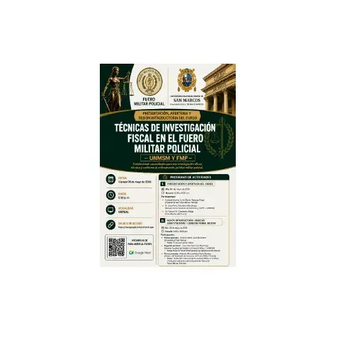 Técnicas de Investigación Fiscal en el Fuero Militar Policial