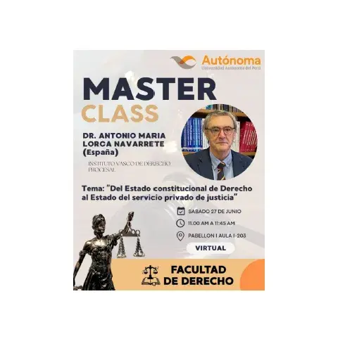 MASTER CLASS UNIVERSIDAD AUTÓNOMA DEL PERÚ