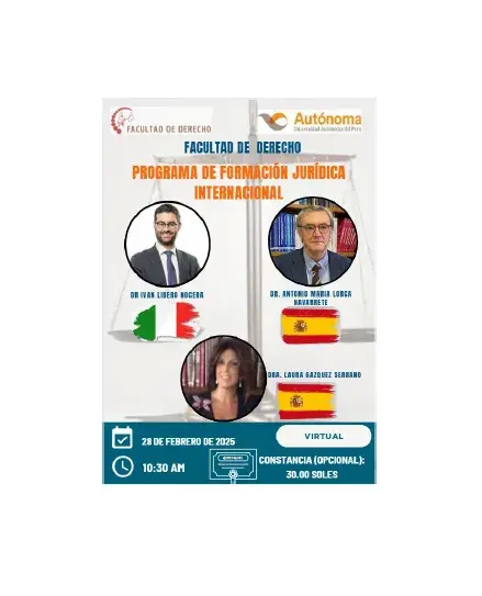 Programa de formación jurídica internacional